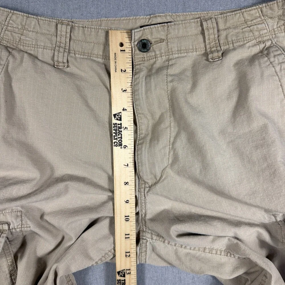 Polo Jeans Co Ralph Lauren Cargo Shorts Mens Sz 34  Military Ripstop - Picture 7 of 8